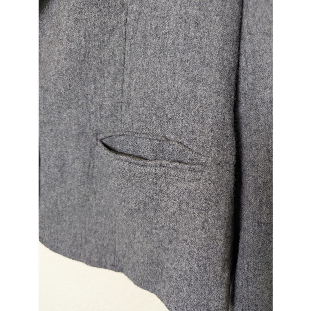 Vtg Pendleton Wool Crop Grey Single Button Lined … - image 6